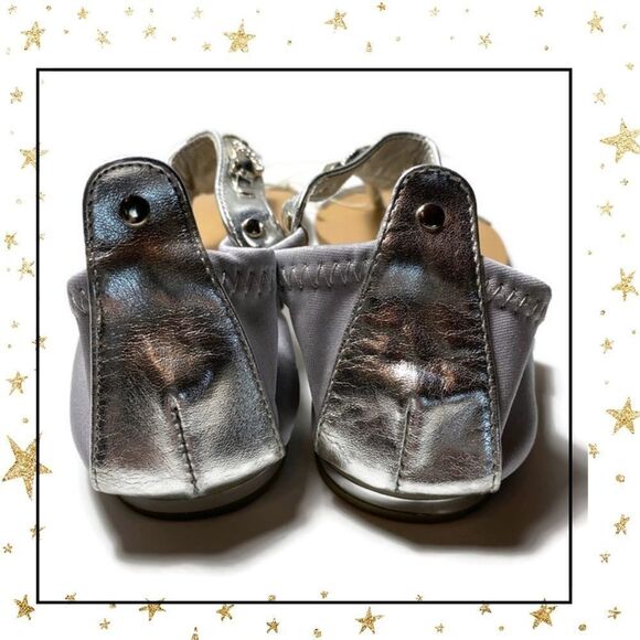 Forever 21 Silver Jeweled Thong Sandals 7.5 - Picture 5 of 6